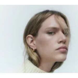 NWT Zara Two Pack Hoop Earrings